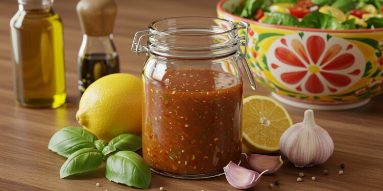 Recette Facile de Vinaigrette Italienne Maison - Viral Mag Découvrez une recette simple et saine de vinaigrette italienne maison parfaite pour salades ou marinades Prête en 5 minutes Viral Mag