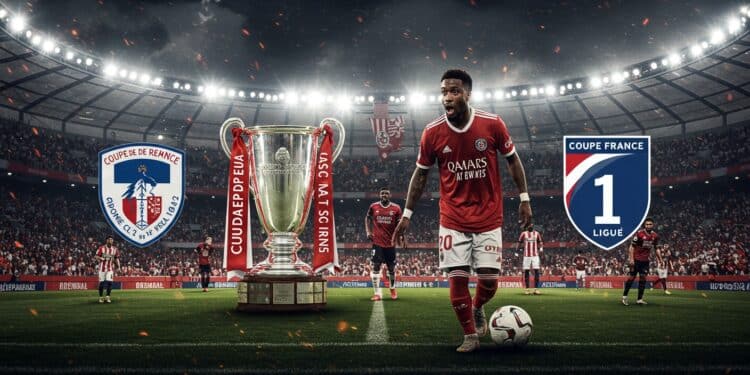 Reims Face au PSG : Une Finale en Second Plan ? - Viral Mag Reims affronte le PSG en finale de Coupe de France mais les barrages pour le maintien en Ligue 1 éclipsent lévénement Découvrez les enjeux Viral Mag