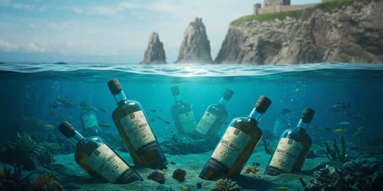 Rhum Vieilli Sous la Mer à Saint-Malo - Viral Mag Découvrez comment le rhum vieillit à 15 mètres sous la mer à Saint Malo une méthode unique pour des saveurs exceptionnelles Viral Mag