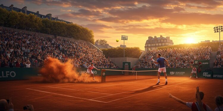 Roland-Garros 2025 : Les Défis Épiques de la 5e Journée - Viral Mag La 5e journée de Roland Garros 2025 sannonce explosive avec Gasquet Moutet et neuf Bleus en lice Défis chiffres et programme à découvrir Viral Mag