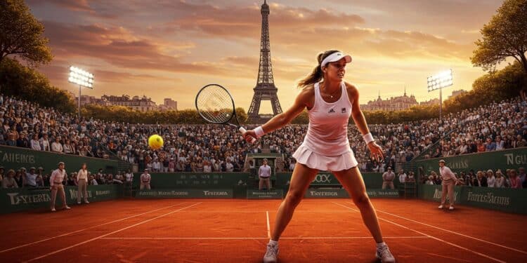 Roland-Garros 2025 : L’Exploit de Loïs Boisson Éblouit Paris - Viral Mag Loïs Boisson 361e mondiale surprend Élise Mertens à Roland Garros 2025 Découvrez son parcours sa victoire et lavenir du tennis féminin français Viral Mag