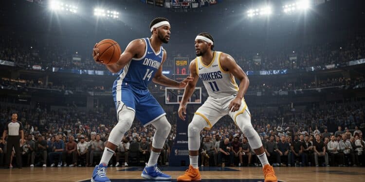 Rudy Gobert Défie Draymond Green En Play-offs NBA - Viral Mag Rudy Gobert affronte Draymond Green en demi finales NBA Un duel explosif entre deux géants Qui dominera  Découvrez lenjeu de cette série   Viral Mag