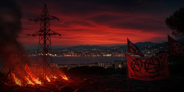 Des actes de sabotage électrique revendiqués par des anarchistes secouent la Côte dAzur visant à perturber Cannes Découvrez les motivations et impacts   Viral Mag
