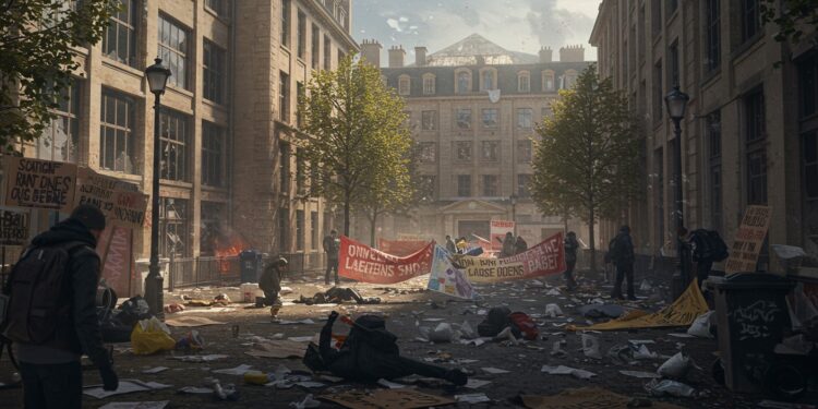 Saint-Denis : Chaos à Paris-8, Occupation et Vandalisme - Viral Mag Le campus de Paris 8 à Saint Denis fermé après une occupation par des migrants et des actes de vandalisme Quelles causes et conséquences Viral Mag