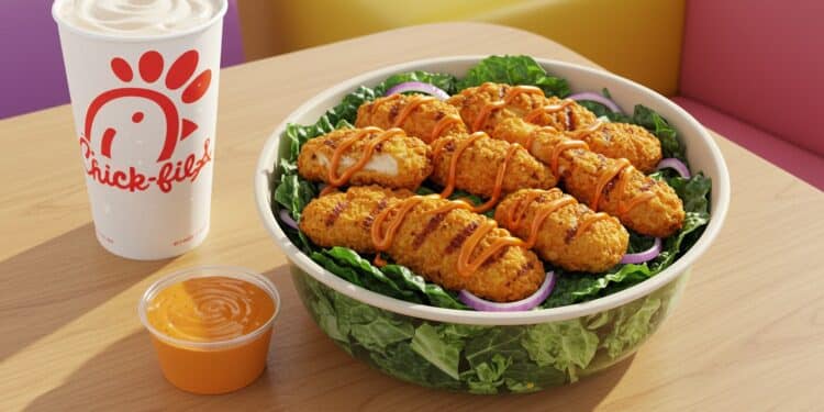 Découvrez une salade Chick fil A rapide saine et protéinée parfaite pour un déjeuner savoureux et énergisant idéale pour les journées chargées    Viral Mag