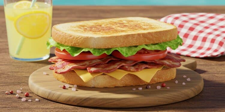 Sandwich BLT : Le Choix Gourmand de l’Été - Viral Mag Découvrez le sandwich BLT un classique estival adoré par Sandra Bullock Simple sain et savoureux il sublime les produits dété Viral Mag