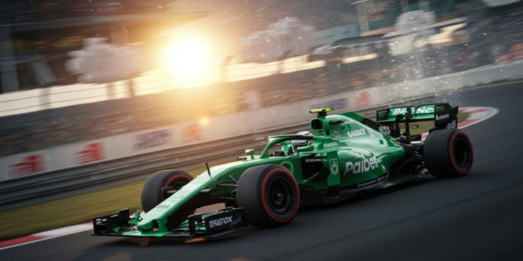 Sauber dévoile une livrée pixelisée pour le GP dEspagne célébrant son sponsor Kick Découvrez ce design unique et limpact visuel en F1    Viral Mag