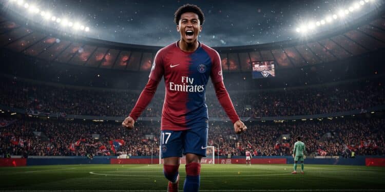 Senny Mayulu : La Nouvelle Étoile du PSG en Ligue des Champions - Viral Mag Senny Mayulu jeune prodige du PSG brille en finale de Ligue des Champions Découvrez son parcours ses exploits et son impact à 19 ans   Viral Mag