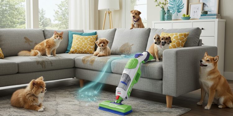Shampouineuse Bissell : Nettoyage Facile à Prix Réduit - Viral Mag Découvrez la shampouineuse Bissell SpotClean Pet Pro à 31 sur Amazon Idéale pour animaux elle nettoie tapis et canapés en profondeur Viral Mag