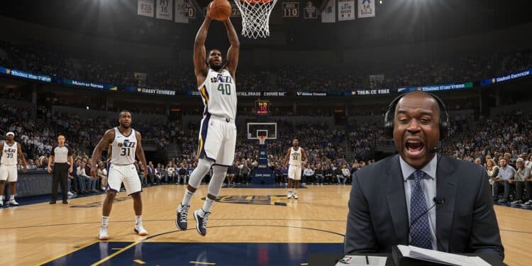 Rudy Gobert impressionne en playoffs NBA forçant Shaquille ONeal à le complimenter malgré ses réticences Découvrez ce moment hilarant et ses impacts   Viral Mag