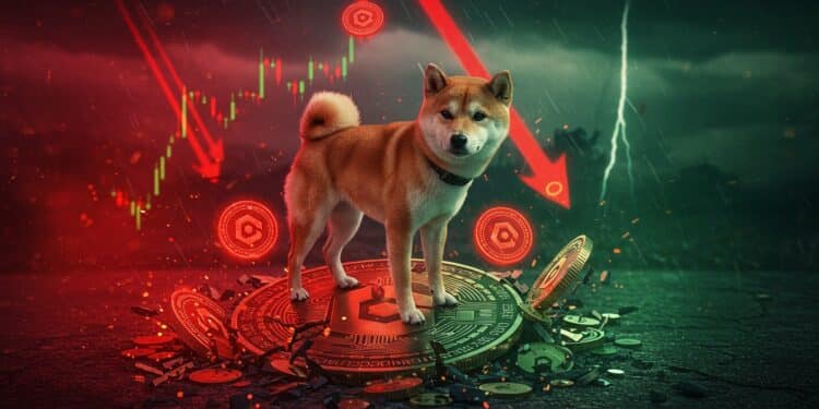 Shiba Inu : Pourquoi son Prix S’effondre-t-il ? - Viral Mag Le prix du Shiba Inu chute fortement ventes massives des baleines ralentissement du burn rate et défis de Shibarium Analyse des causes et perspectives Viral Mag
