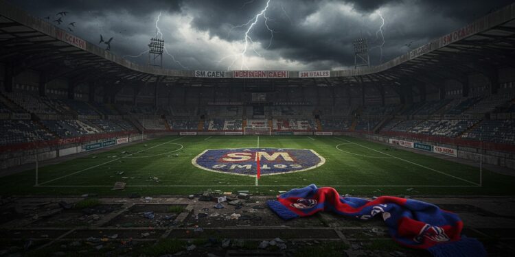 SM Caen : Une Saison Catastrophique sous Mbappé - Viral Mag Relégation en National défaites records décryptage de la saison chaotique du SM Caen sous la direction du clan Mbappé Viral Mag