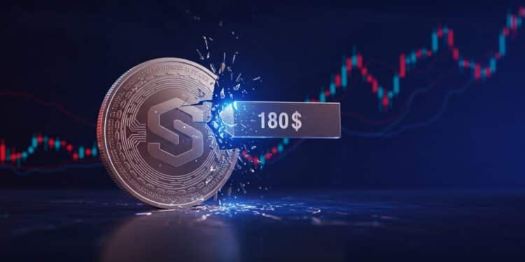 Solana bute sur la résistance à 180 $ Une chute vers le support de 125 $ est elle imminente  Analyse technique et perspectives pour les traders   Viral Mag
