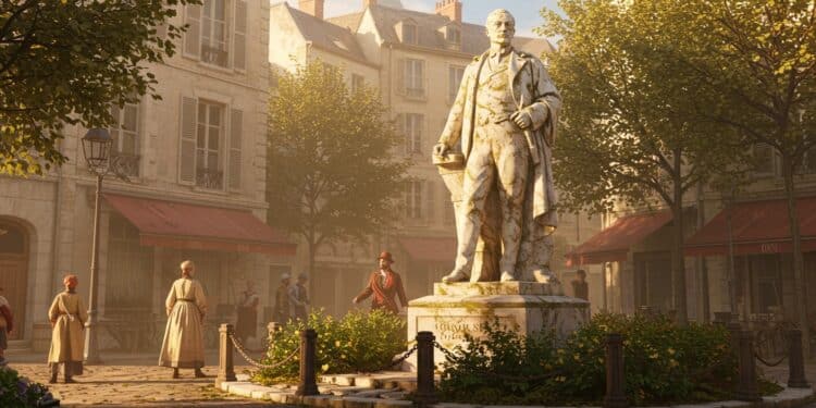 Statue de Paul Deschanel : Une Restauration Historique - Viral Mag Restauration de la statue de Paul Deschanel à Nogent le Rotrou un patrimoine ravivé pour honorer un président oublié Découvrez son histoire Viral Mag