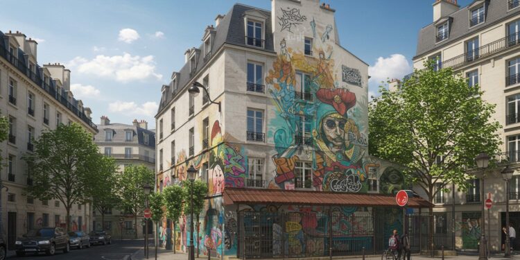 Comment le street art a conquis Saint Germain Chatou et Le Vésinet transformant les façades cossues en toiles vibrantes Découvrez ce phénomène culturel   Viral Mag