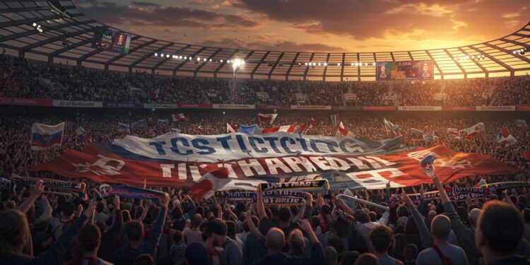 Supporters Havrais Taquinent Président Reims - Viral Mag Les fans du Havre chambrent le président de Reims après un match décisif Découvrez lhistoire derrière leur banderole provocatrice et les tensions entre clubs Viral Mag