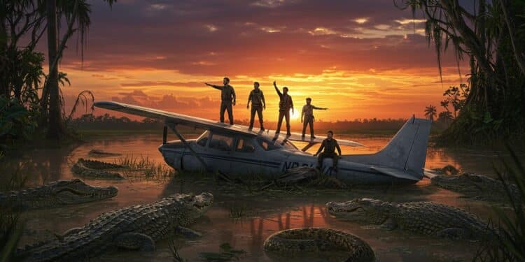 Crash davion en Bolivie  5 survivants affrontent caïmans et anaconda dans un marais Découvrez leur incroyable lutte pour la survie   Viral Mag