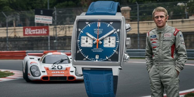 Découvrez la nouvelle TAG Heuer Monaco Gulf un chronographe iconique aux couleurs de Steve McQueen célébrant lélégance et la course à Monaco   Viral Mag