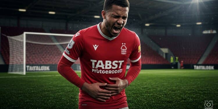 Taiwo Awoniyi : Choc Violent et Opération Urgente - Viral Mag Taiwo Awoniyi blessé après un choc en match opéré en urgence Découvrez son parcours limpact sur Nottingham Forest et les enjeux européens Viral Mag