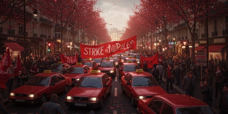 Les taxis parisiens bloquent les rues contre la réforme du transport sanitaire Découvrez les raisons de leur colère et limpact sur la ville   Viral Mag