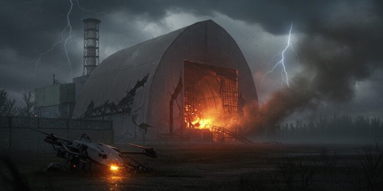 Une frappe russe sur Tchernobyl endommage larche de confinement menaçant Kiev et ses alliés de coûts massifs Découvrez limpact de cette attaque   Viral Mag