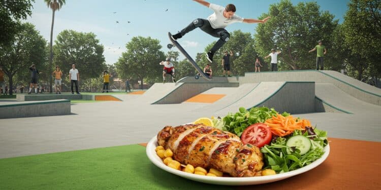 Tony Hawk Dévoile Son Repas Protéiné Préféré - Viral Mag Découvrez le déjeuner riche en protéines de Tony Hawk pour ses entraînements et ses astuces pour une vie saine à 56 ans Viral Mag