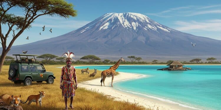 Explorez la Tanzanie  safaris épiques plages de Zanzibar Kilimandjaro et sites UNESCO Découvrez les 15 lieux à ne pas manquer pour un voyage unique    Viral Mag