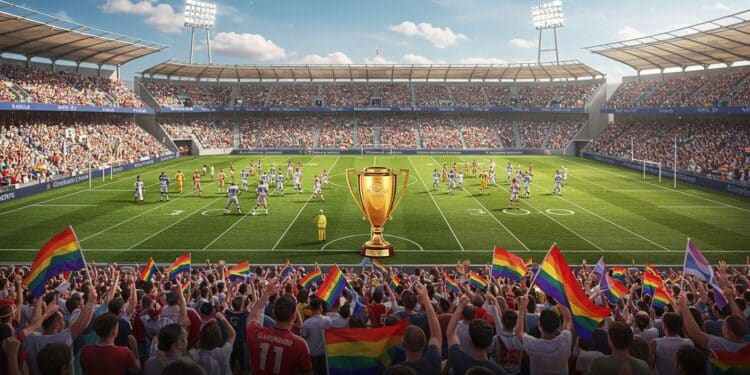Tournoi des Fiertés : Le Football Contre l’Homophobie - Viral Mag Un tournoi inédit à Clairefontaine lutte contre lhomophobie dans le football unissant clubs et associations pour linclusion Découvrez cet événement symbolique Viral Mag