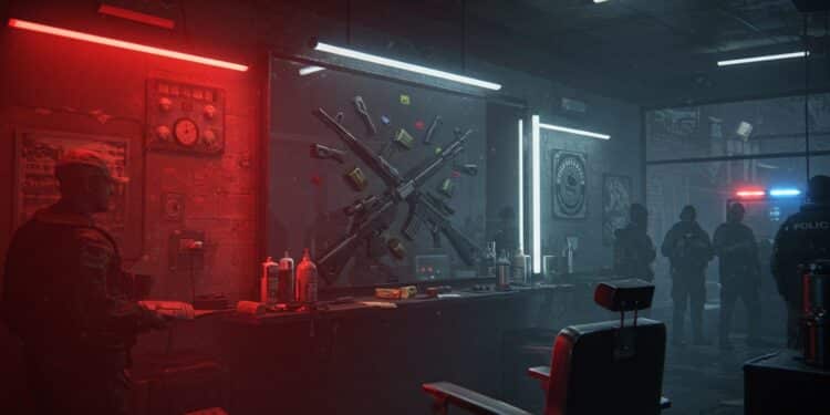 Trafic d’Armes dans un Salon de Coiffure - Viral Mag Un salon de coiffure cachait un trafic darmes et de drogue à Aubervilliers Découvrez cette affaire choquante et ses implications Viral Mag