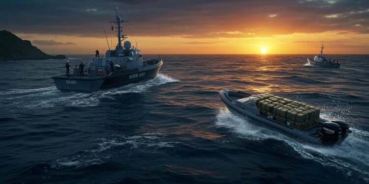 Trafic de Drogue : Saisie Record aux Antilles - Viral Mag Près de 4 tonnes de drogue saisies aux Antilles en mai 2025 cinq arrestations Découvrez les détails des opérations maritimes et leur impact Viral Mag