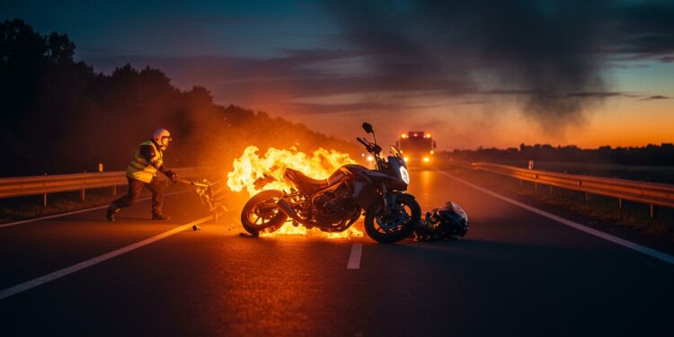 Tragédie sur la D1001 : Un Motard Perd la Vie - Viral Mag Accident mortel sur la D1001 dans lOise un motard perd la vie après une collision Découvrez les détails et les enjeux de la sécurité routière Viral Mag
