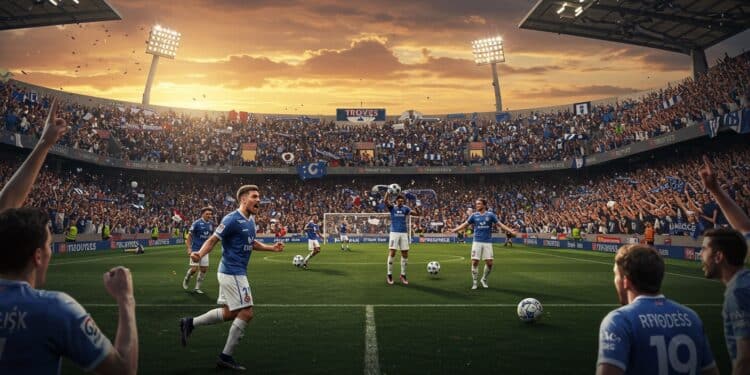 Troyes : L’Estac Redonne Espoir aux Supporters - Viral Mag LEstac de Troyes renaît en Ligue 2 avec une 10e place et une équipe combative Découvrez comment le club a retrouvé ses supporters Viral Mag