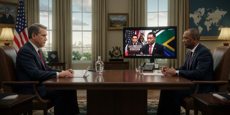 Trump accuse le président sud africain de génocide blanc lors dune rencontre tendue Découvrez les dessous de cette confrontation diplomatique   Viral Mag