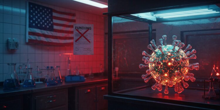 Trump Coupe la Recherche Virale : Risque ou Sûreté ? - Viral Mag Trump stoppe les fonds pour la recherche virale accusée davoir causé le Covid Quels impacts sur la science et la sécurité mondiale Viral Mag