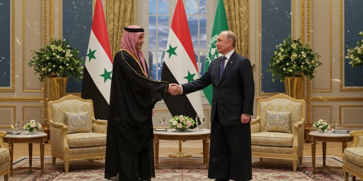 Trump et le Président Syrien : Une Rencontre Inattendue - Viral Mag Trump rencontre le président syrien par intérim à Riyad Une alliance improbable pour la paix Découvrez les enjeux diplomatiques majeurs Viral Mag