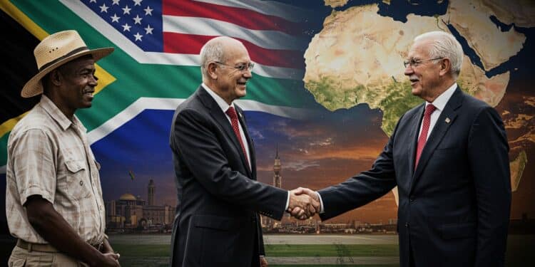 Trump et les Afrikaners : Une Décision Controversée - Viral Mag Pourquoi Trump offre t il lasile aux Afrikaners Découvrez les dessous politiques et économiques de cette décision surprenante Viral Mag