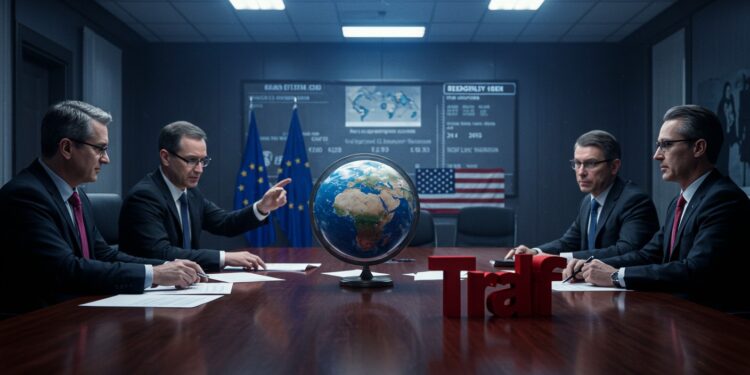 Ursula von der Leyen et Donald Trump discutent droits de douane LUE vise un accord dici le 9 juillet pour préserver sa relation commerciale avec les USA   Viral Mag