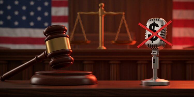 Trump vs Médias Publics : Une Bataille Judiciaire - Viral Mag Les médias publics US attaquent Trump en justice contre la fin de leur financement Une lutte pour leur survie face à des accusations de partialité Viral Mag