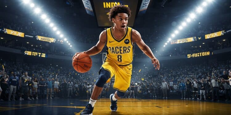 Tyrese Haliburton Vise Les Finales De Conférence - Viral Mag Tyrese Haliburton mène les Pacers vers les finales de Conférence Est Découvrez son parcours ses performances et ses ambitions pour 2025 Viral Mag