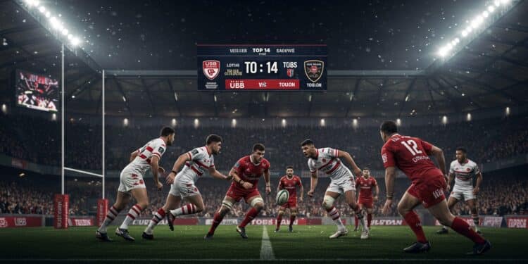 UBB en Top 14 : Une Seconde Place à Défendre - Viral Mag LUBB championne dEurope doit se remobiliser en Top 14 pour sécuriser sa 2e place face à Toulon Rotations blessures et émulation le défi est lancé Viral Mag