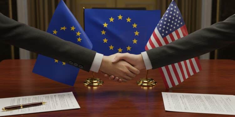 LUE et les USA discutent intensément des droits de douane Quels enjeux pour un accord commercial équitable  Découvrez les détails   Viral Mag