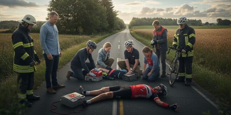 Un cycliste de 76 ans réanimé à Ennery après un arrêt cardiaque grâce à des habitants et pompiers hors service Découvrez cette histoire émouvante   Viral Mag