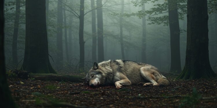 Un loup gris retrouvé mort en forêt de Rambouillet Enquête pour destruction despèce protégée Découvrez les détails de cette affaire troublante   Viral Mag