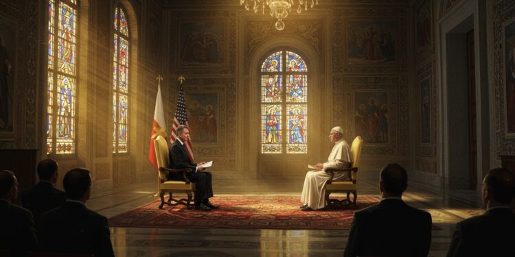 Vance et Léon XIV : Rencontre Historique au Vatican - Viral Mag JD Vance rencontre le pape Léon XIV au Vatican Découvrez les enjeux diplomatiques et les messages de paix discutés lors de cet échange inédit Viral Mag