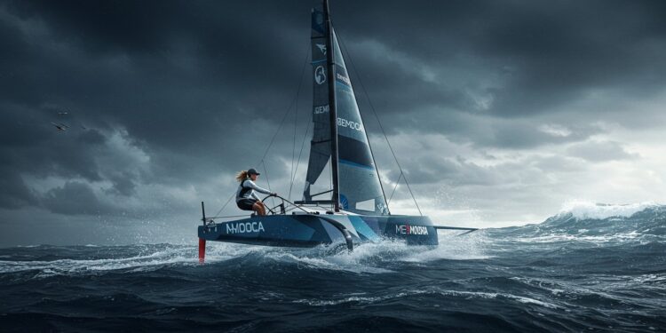 Vendée Globe 2028 : Justine Mettraux Vise le Podium - Viral Mag Justine Mettraux 8e en 2024 se lance dans le Vendée Globe 2028 avec un nouvel IMOCA Découvrez son ambition pour le podium Viral Mag