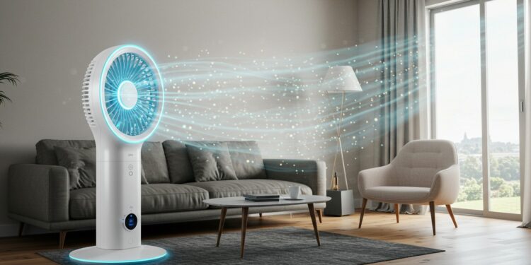 Découvrez le ventilateur purificateur Valberg Sunny R Pure  design élégant air frais et purifié à moins de 150€ Idéal pour lété    Viral Mag