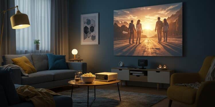 Vidéoprojecteur Pas Cher : Cinéma à Domicile - Viral Mag Transformez votre salon en salle de cinéma avec un vidéoprojecteur abordable Découvrez des modèles performants en promotion pour une expérience immersive Viral Mag