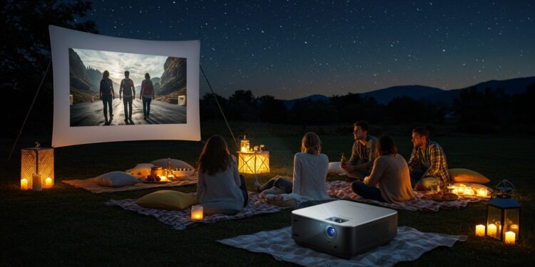 Transformez vos soirées avec un vidéoprojecteur portable à 7999 € Qualité 4K facile à utiliser parfait pour films et séries Découvrez pourquoi il séduit    Viral Mag