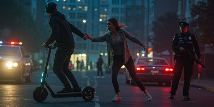 Un vol avec violence à Villeurbanne  un homme percute une femme en trottinette et lui arrache son collier Interpellé il est en situation irrégulière Détails   Viral Mag