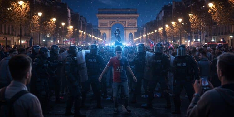 Un supporter du PSG dénonce des violences policières lors du match contre Arsenal LIGPN enquête Découvrez les détails de cette affaire choquante   Viral Mag